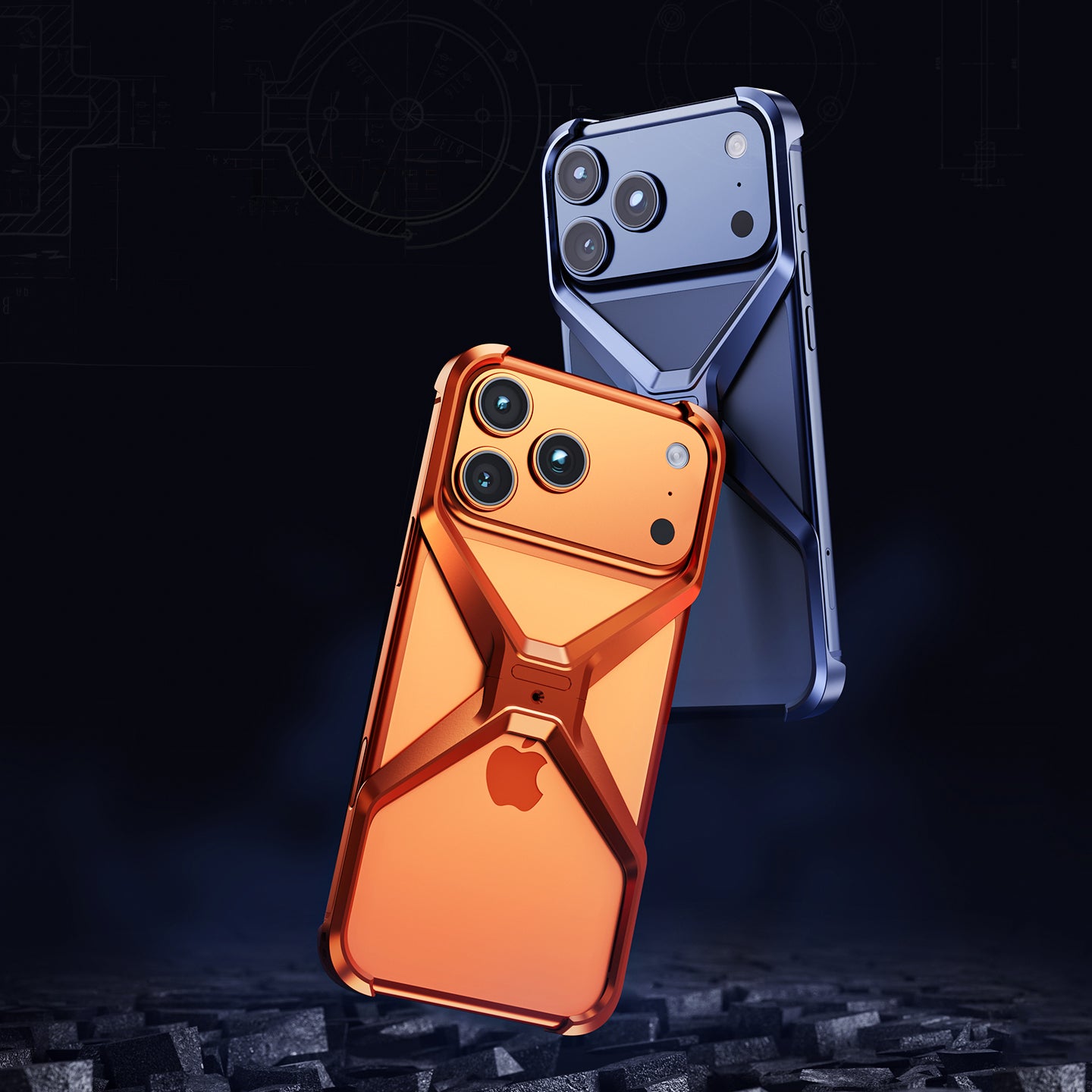 Armor King Alien X Frame Shockproof Aluminum Metal Bumper Case Cover