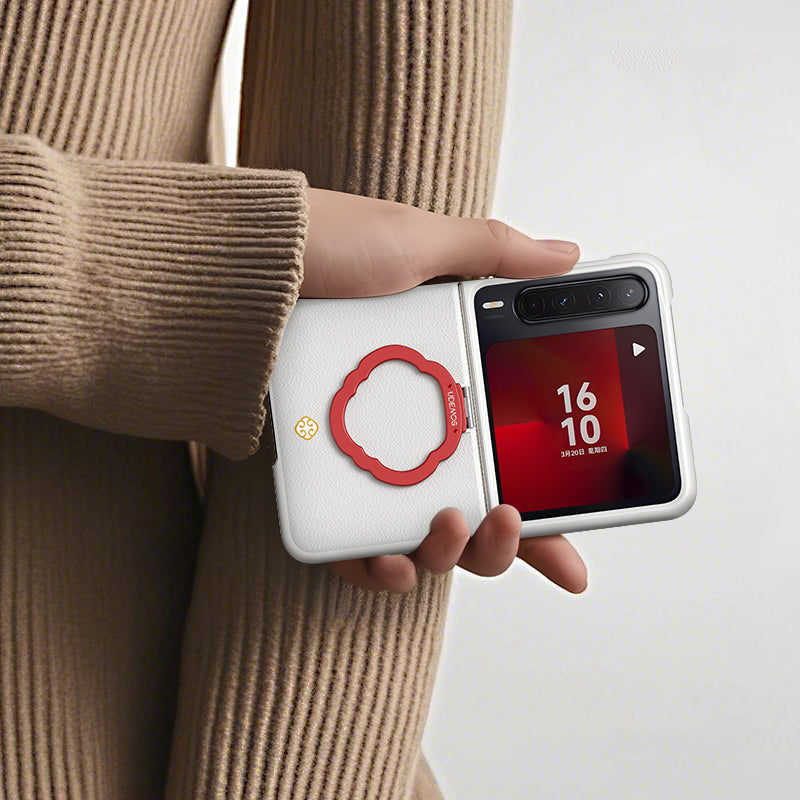 X-Doria Defense UDEMOS Exuberant Finger Ring Holder Leather Case Cover