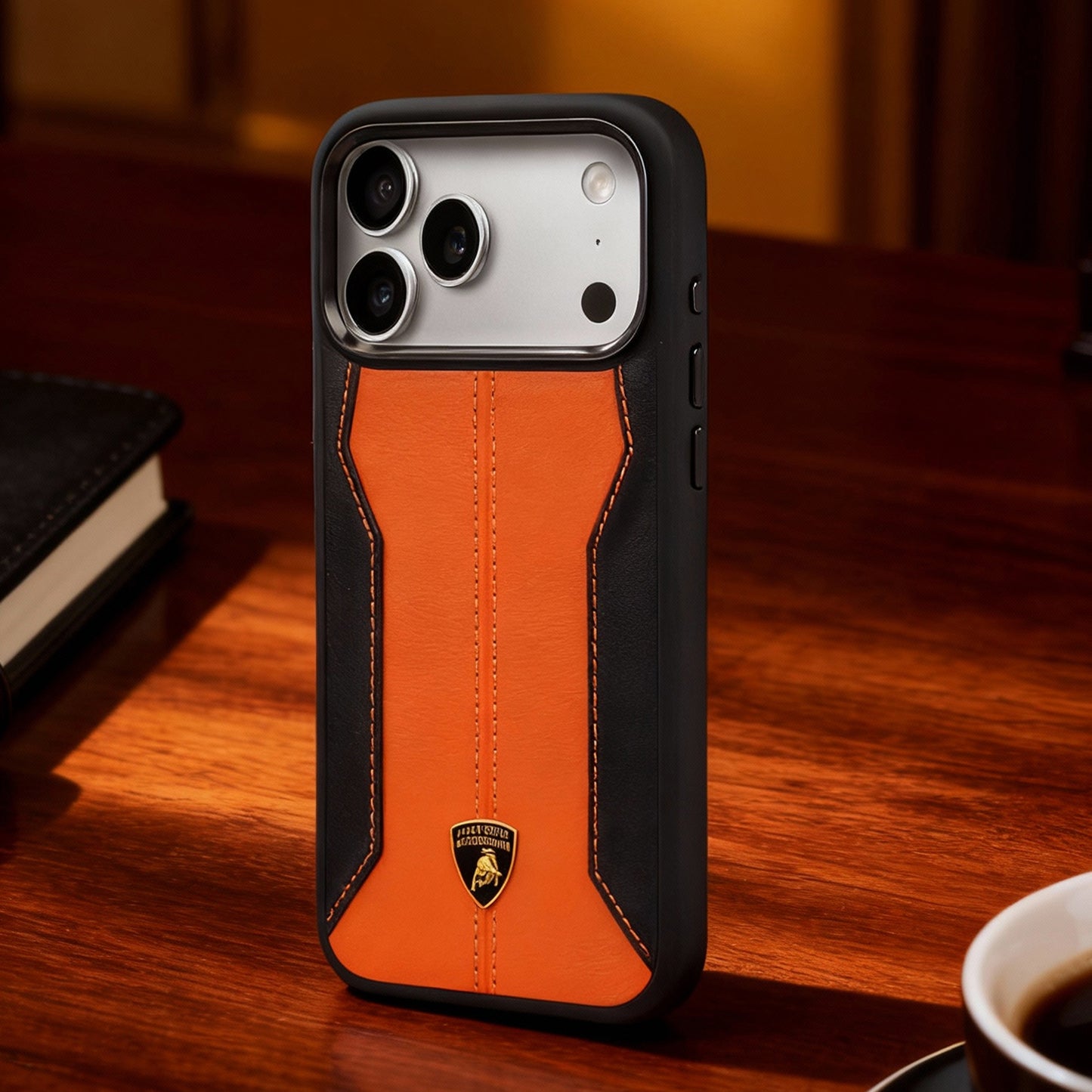 Lamborghini Genuine Leather Phone Case - Huracan D1