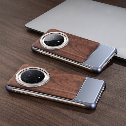 Oatsbasf MagSafe Metal+Wood Extraordinary Sliding Case Cover