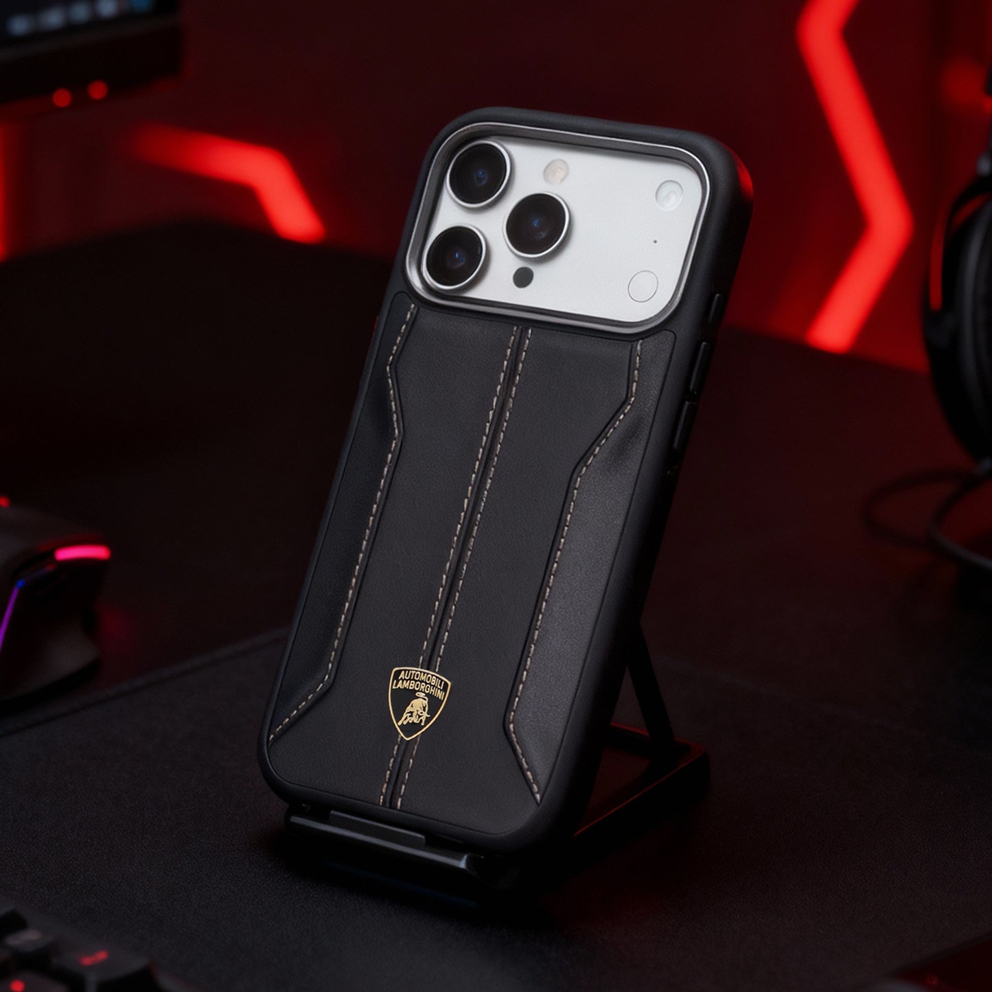 Lamborghini Genuine Leather Phone Case - Huracan D1