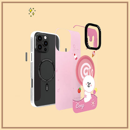 Line Friends Foodie MagSafe All-inclusive Shockproof IMD Protective Case Cover