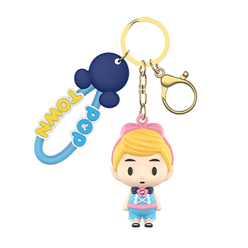 Disney Pop Town Key Ring Doll Pendant Keychain Anti-lost Lanyard