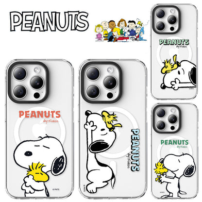 Peanuts Snoopy MagSafe Shockproof Transparent Protective Case Cover