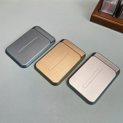 Armor King MagSafe Aluminum Alloy Phone Wallet Magnetic Card Holder