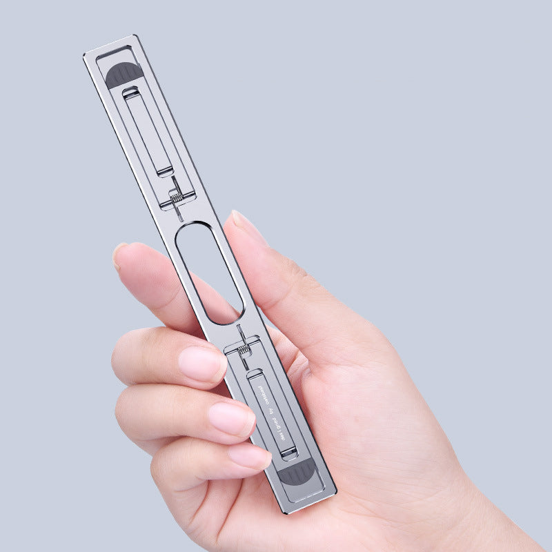 Oatsbasf Portable Laptop Stand Adjustable Tablet Riser Invisible Notebook Foldable Bracket