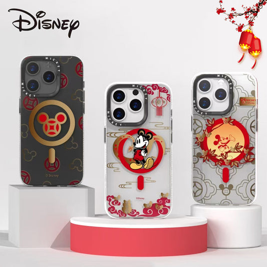 Disney Mickey Mouse Chinese New Year 2025 MagSafe All-inclusive Shockproof IMD Protective Case Cover