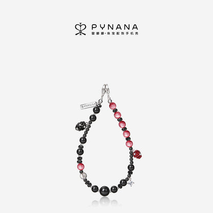PYNANA Jewelry Aesthetics & Handcraft Hand Chain Phone Charm Beads Strap Pearl Lanyard