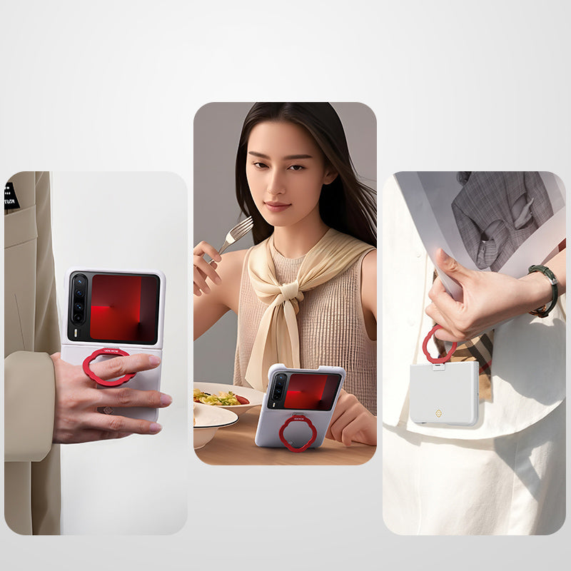 X-Doria Defense UDEMOS Exuberant Finger Ring Holder Leather Case Cover