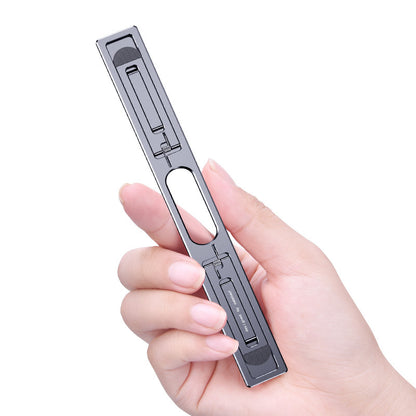 Oatsbasf Portable Laptop Stand Adjustable Tablet Riser Invisible Notebook Foldable Bracket