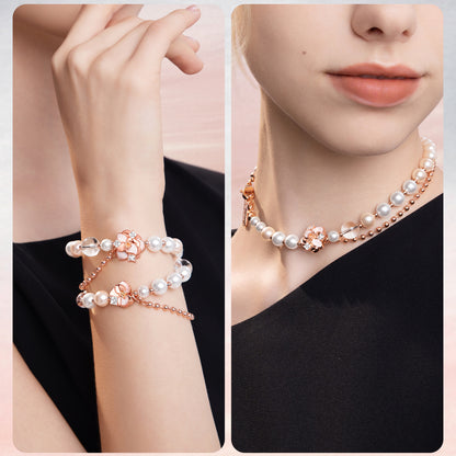 PYNANA Jewelry Aesthetics & Handcraft Hand Chain Phone Charm Beads Strap Pearl Lanyard