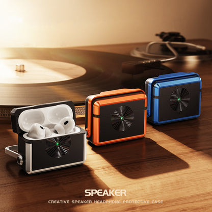 Oatsbasf Speaker Shockproof Silicone Protective Case for AirPods Pro 3