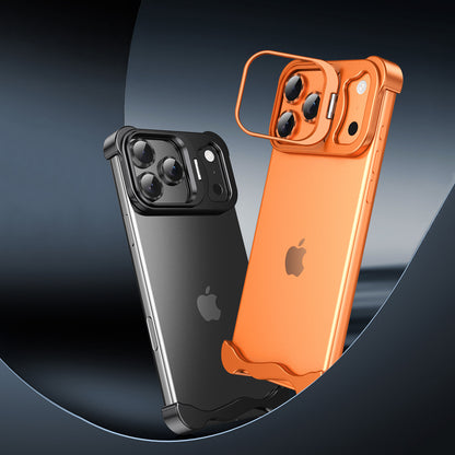 Armor King Wing Skeleton Lens Stand Frameless Anti-fall Metal Case Cover