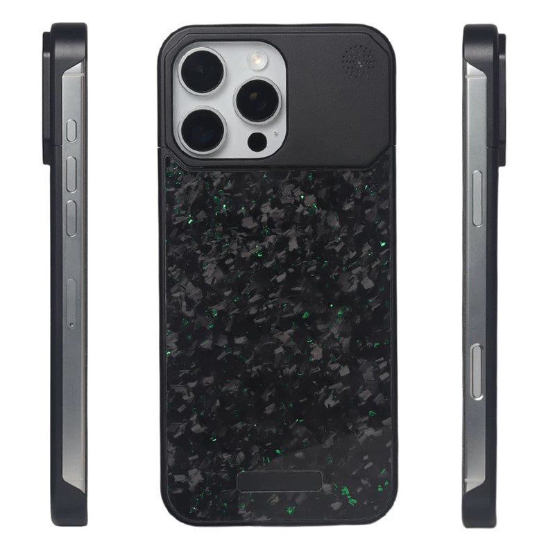 Armor King MagSafe Aluminum+Forged Carbon Fiber Heat Dissipation Aromatherapy Protective Cover Case