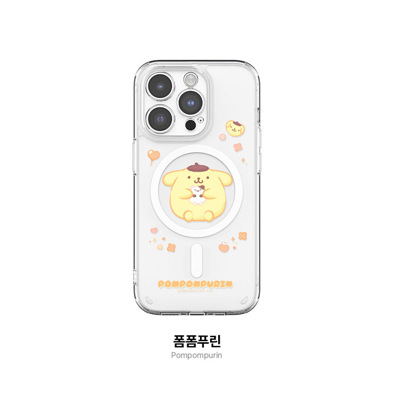 Sanrio Characters Lens Guard MagSafe Shockproof Transparent Case Cover