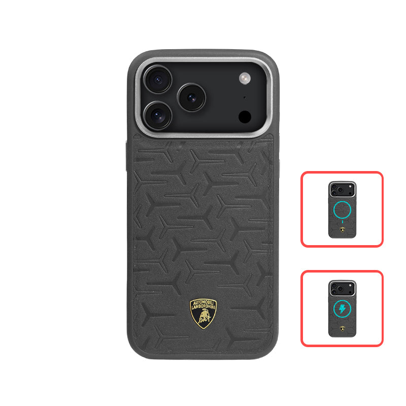 Lamborghini MagSafe Genuine Leather Phone Case - Temerario D1