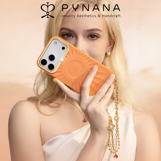 PYNANA Starlight Jewelry Aesthetics & Handcraft MagSafe Liquid Silicone Protective Case Cover