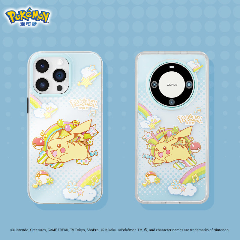 Pokémon All-inclusive Shockproof Protective Case Cover with Back Clip & Lanyard