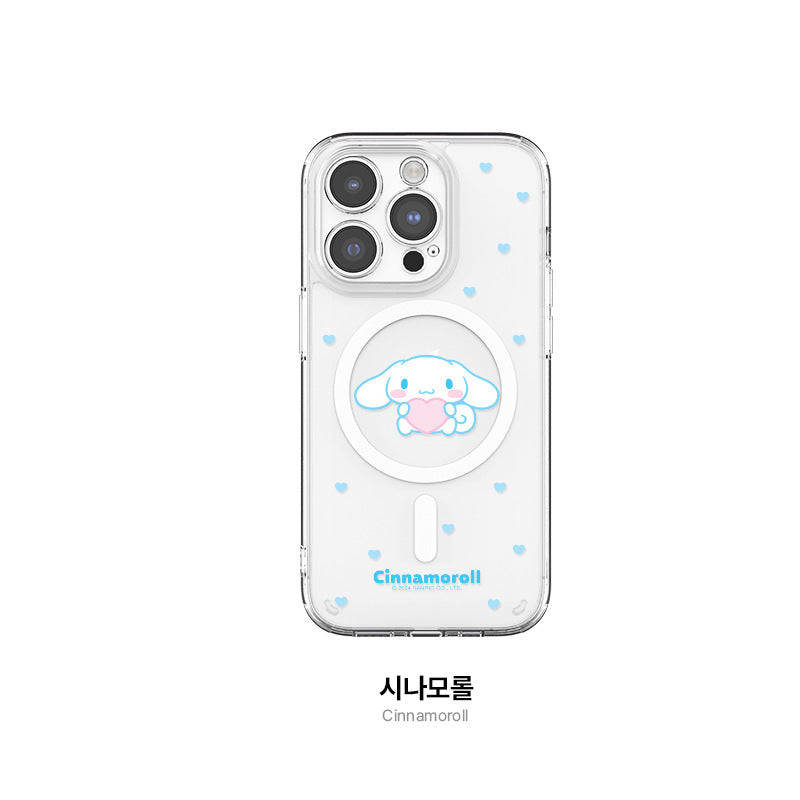 Sanrio Characters Lens Guard MagSafe Shockproof Transparent Case Cover