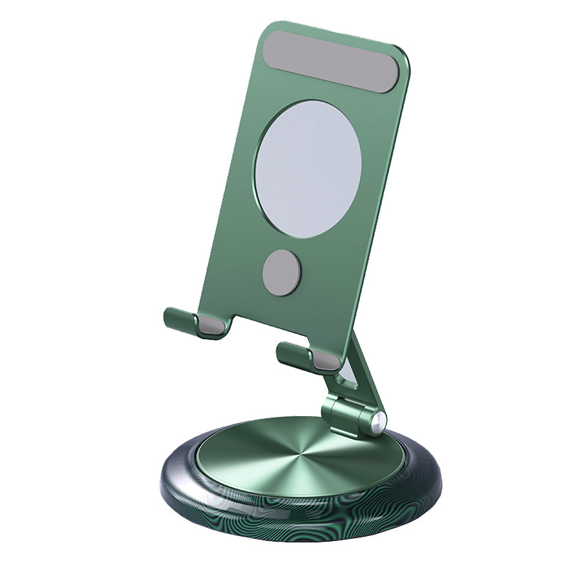 Armor King Foldable 360° Rotation Metal Phone Holder Adjustable Desktop Tablet Stand