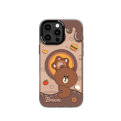 Line Friends Foodie MagSafe All-inclusive Shockproof IMD Protective Case Cover