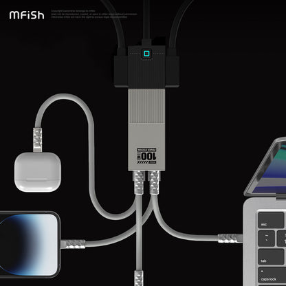 Mfish Electronic Mobile Power Station GaN 100W PD Fast Charger