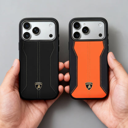 Lamborghini Genuine Leather Phone Case - Huracan D1