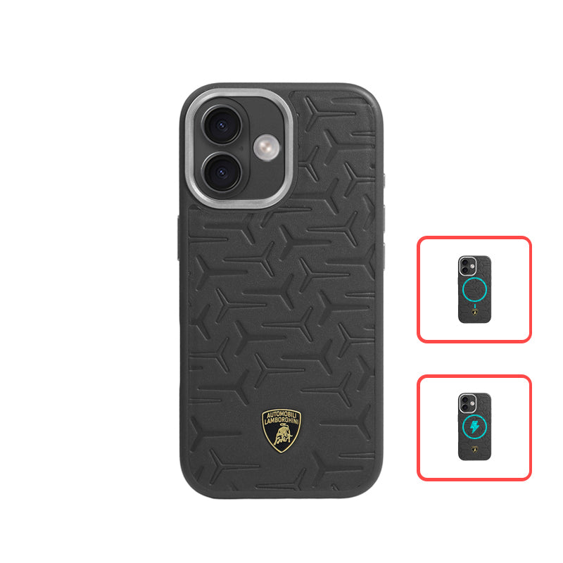 Lamborghini MagSafe Genuine Leather Phone Case - Temerario D1