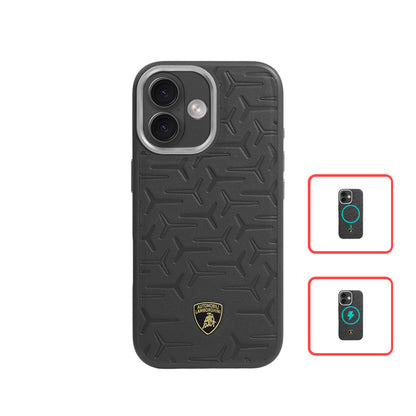 Lamborghini MagSafe Genuine Leather Phone Case - Temerario D1