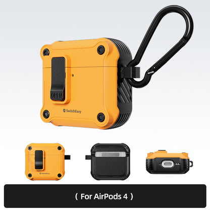 SwitchEasy Rugged Shield Anti-Lost Apple AirPods Charging Case Cover