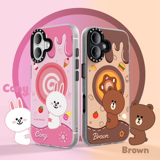 Line Friends Foodie MagSafe All-inclusive Shockproof IMD Protective Case Cover