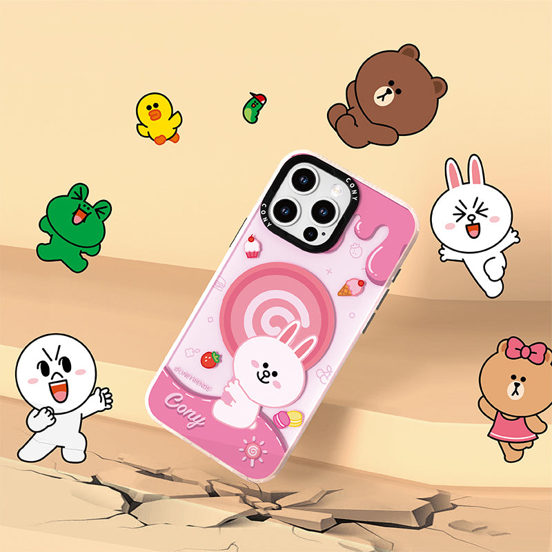 Line Friends Foodie MagSafe All-inclusive Shockproof IMD Protective Case Cover