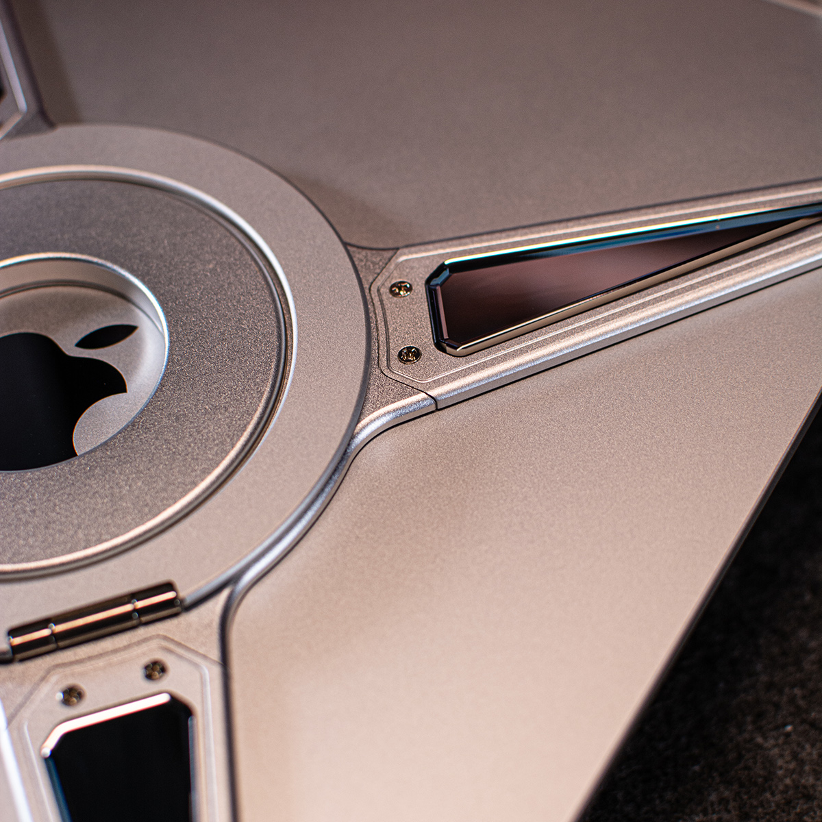 Amor King X 360° Magsafe Pivot Ring Stand True Air Shockproof Metal Alloy Case for Apple iPad