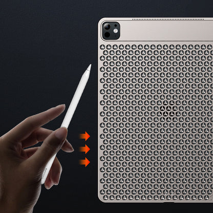 Armor King Aluminum Alloy Heat Dissipation Aromatherapy Protective Cover Case for Apple iPad