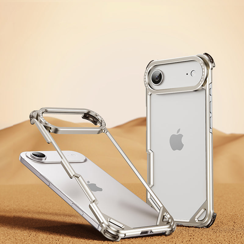 Oatsbasf Simple Shield Air Cushion Shockproof Aluminum Metal Bumper Case Cover