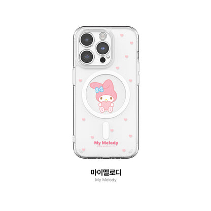 Sanrio Characters Lens Guard MagSafe Shockproof Transparent Case Cover