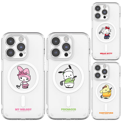 Sanrio Characters Lens Guard MagSafe Shockproof Transparent Case Cover