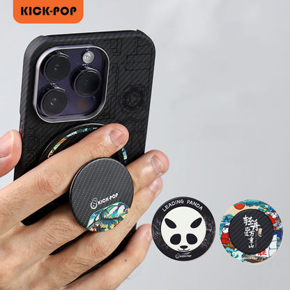 KICK-POP Ultra-thin Magnetic Phone Holder Grip Stand