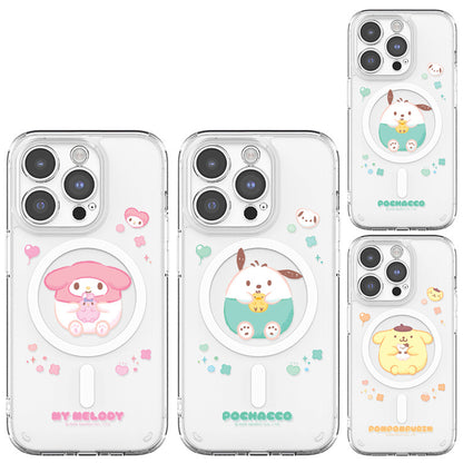 Sanrio Characters Lens Guard MagSafe Shockproof Transparent Case Cover