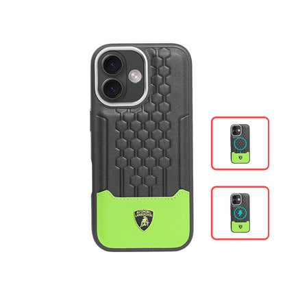 Lamborghini MagSafe Genuine Leather Phone Case - Urus D14