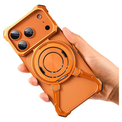 Oatsbasf X Claws MagSafe Pivot Ring Stand Air Cushion Metal Case Cover