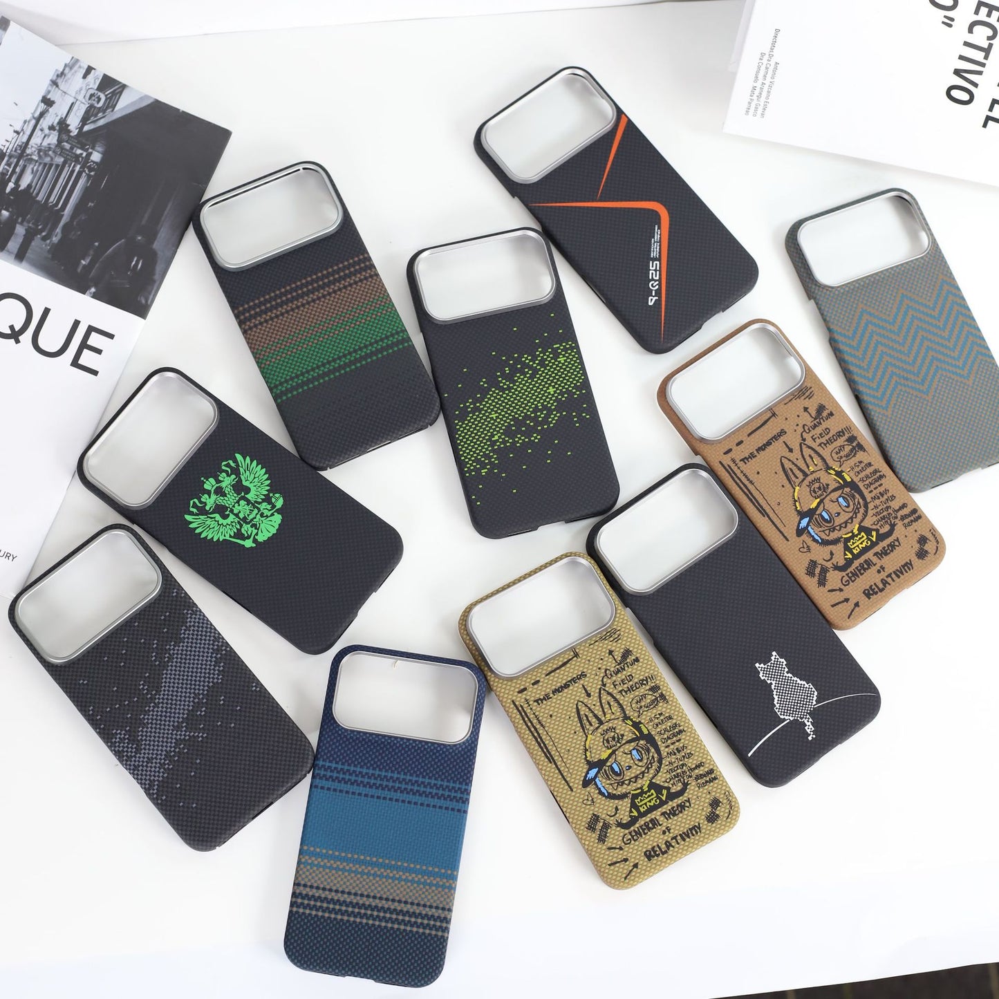 Armor King MagSafe Luxury Pure Aramid Fiber Slim Light Case Cover for Apple iPhone 17 series