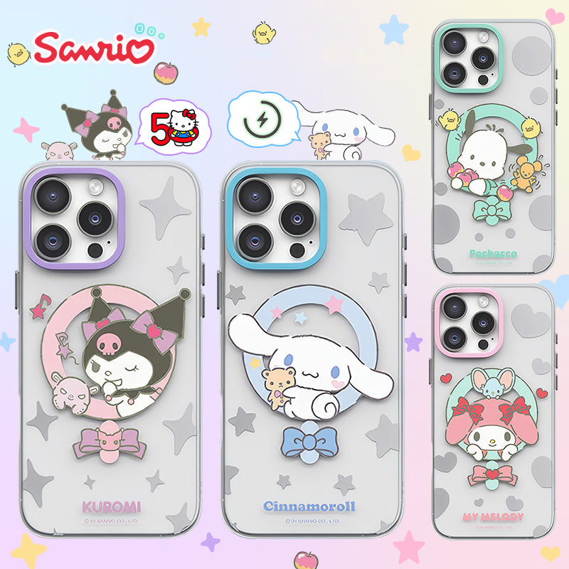 Sanrio Characters Minimalist MagSafe All-inclusive Shockproof IMD Protective Case Cover