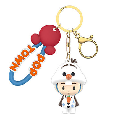 Disney Pop Town Key Ring Doll Pendant Keychain Anti-lost Lanyard