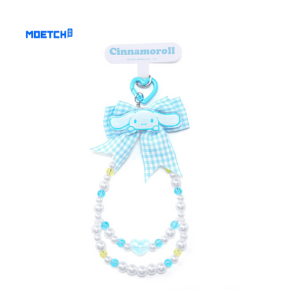 Moetch Sanrio Characters Crystal Candy Hand Strap Hanging Chain Phone Lanyard