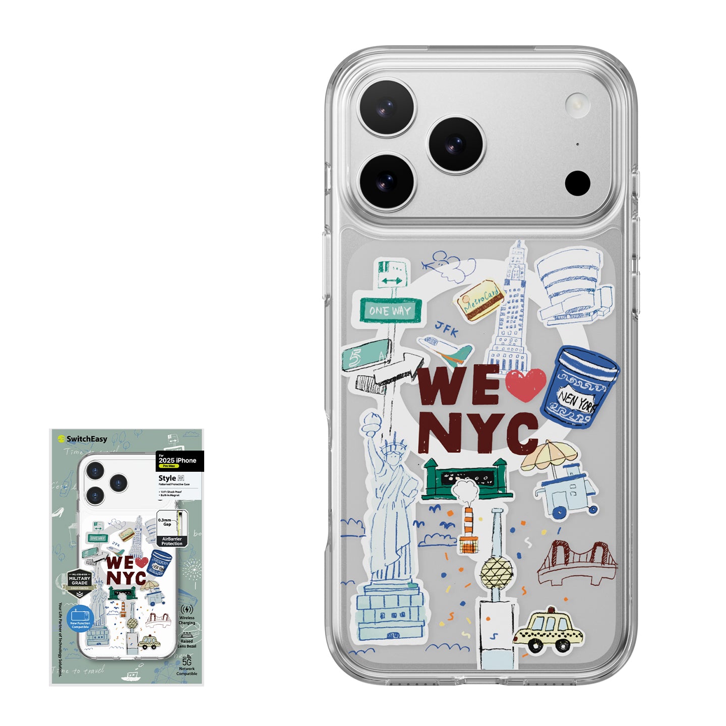 SwitchEasy Style M MagSafe Double In-Mold Decoration Case Cover