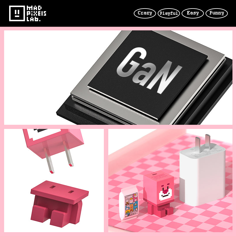 Mfish Mad Pixels Lab 30W GaN PD Fast Charging Kit