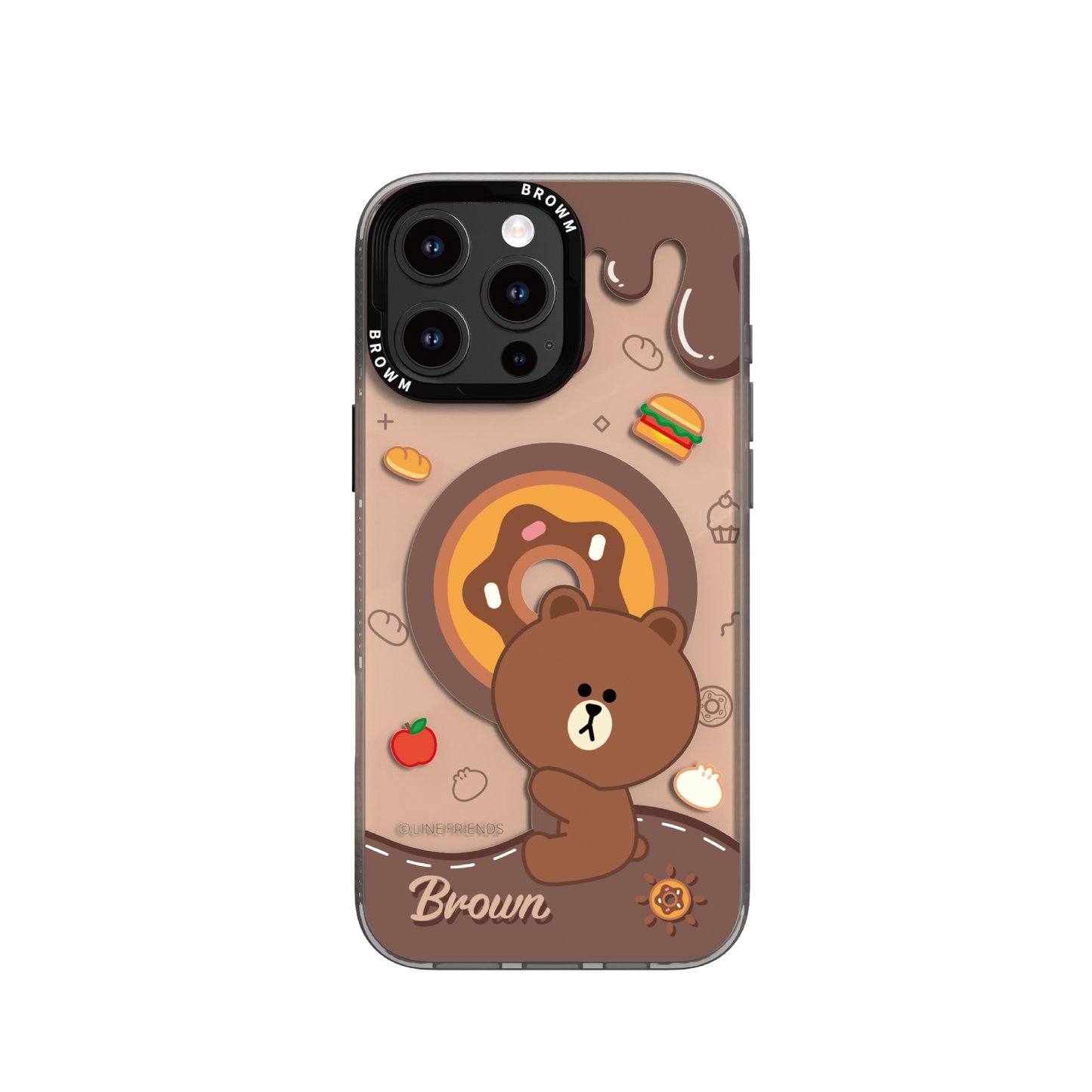 Line Friends Foodie MagSafe All-inclusive Shockproof IMD Protective Case Cover