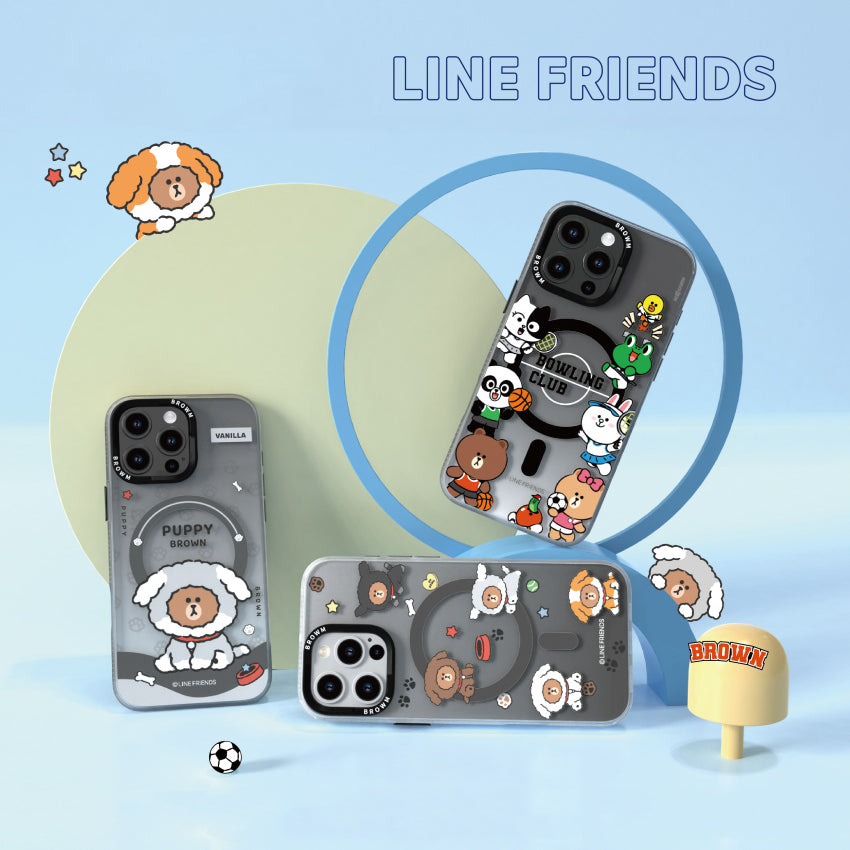 Line Friends Playful MagSafe All-inclusive Shockproof IMD Protective Case Cover