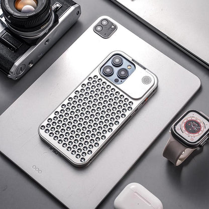 R-Just Aluminum Metal Heat Dissipation Aromatherapy Protective Case Cover